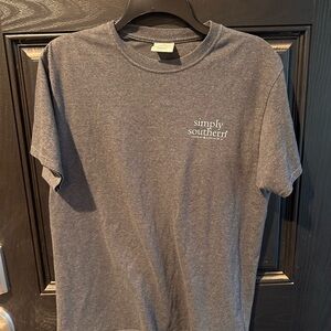 Simply Southern Gray Short Sleeve Tee
